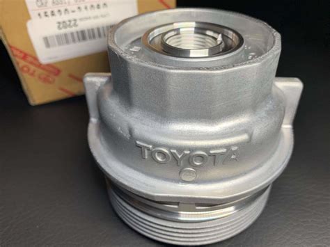 metal oil filter housing for 3rd gen toyota tacoma|genuine toyota oil filter housing.